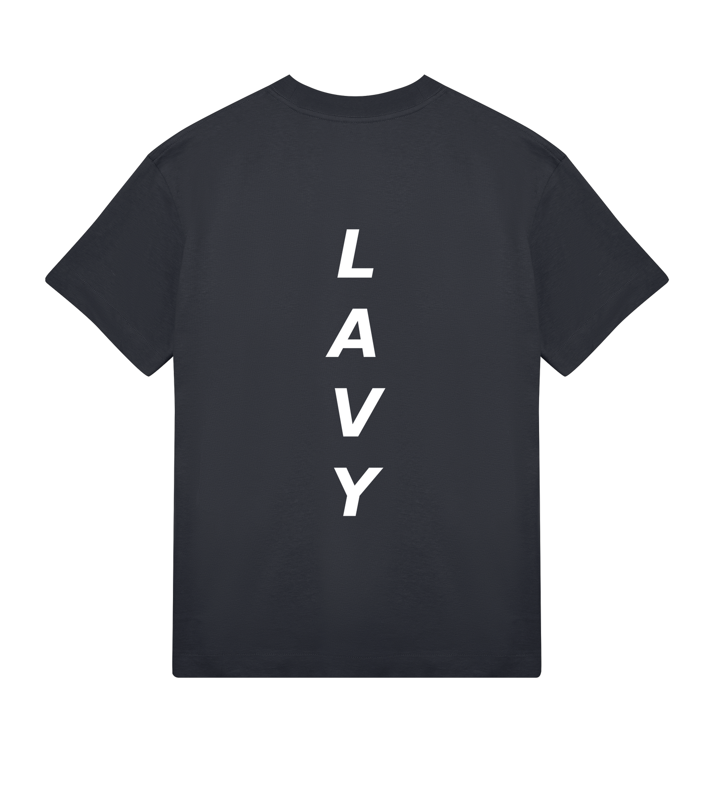 T-Shirt With "LAVY" Backprint