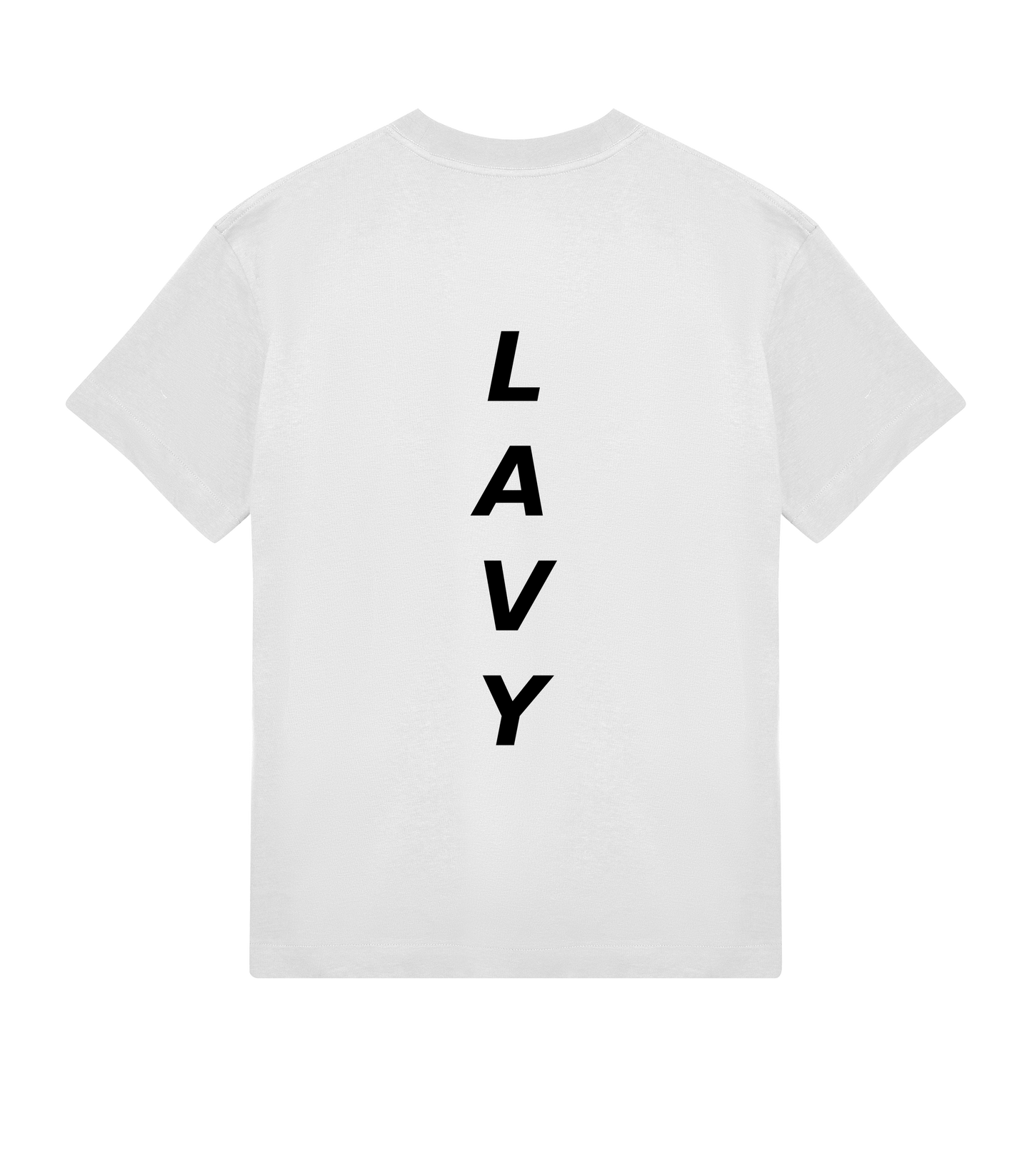 T-Shirt With "LAVY" Backprint